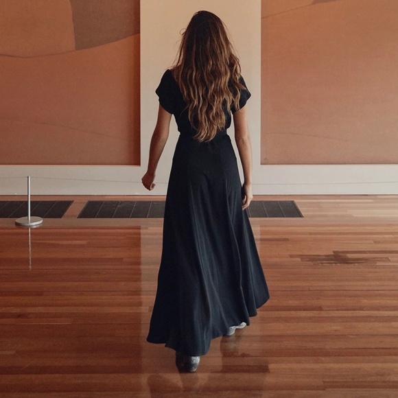 ✨Host Pick✨ The Autumn Dress in Noir Petite XS  NWT Christy Dawn RARE - Picture 5 of 5